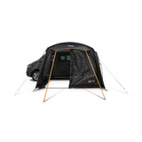 End view of the Vango Sunlight awning with the door open