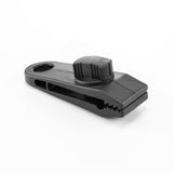Screw-type tarp clip from the Green M-Grade Tarpaulin with 10m of 6mm Bungee Rope and 10 x Screw Type Tarp Clips with its crocodile jaw closed