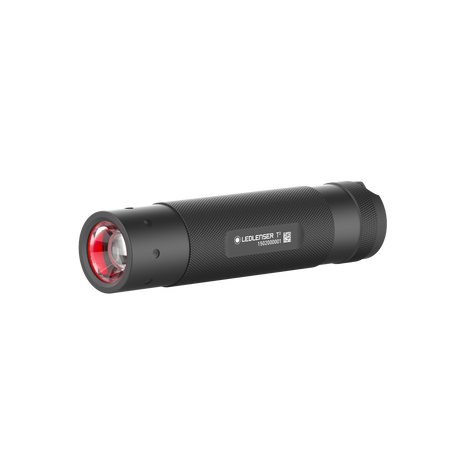 Ledlenser T2 torch, angled view of the head