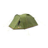 Vango Tay 300 tent in peridot green, pitched angle view