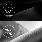 Titan Depot Knife Resistant Anti Slash Protective 1/4 Zip Up Sweater in black material