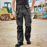 Tauro Workwear Ranger Trousers - Black worn on site