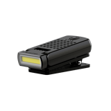 Ledlenser W1R Work clip light with COB light panel, angled view