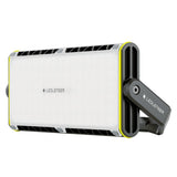 Ledlenser AF12R Work with the white diffuser clipped over the LED panel