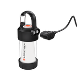 Ledlenser ML4 with the magnetic charging cable attached