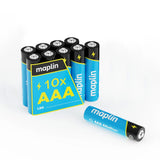 Maplin AAA alkaline batteries, pack of 10 with one loose battery