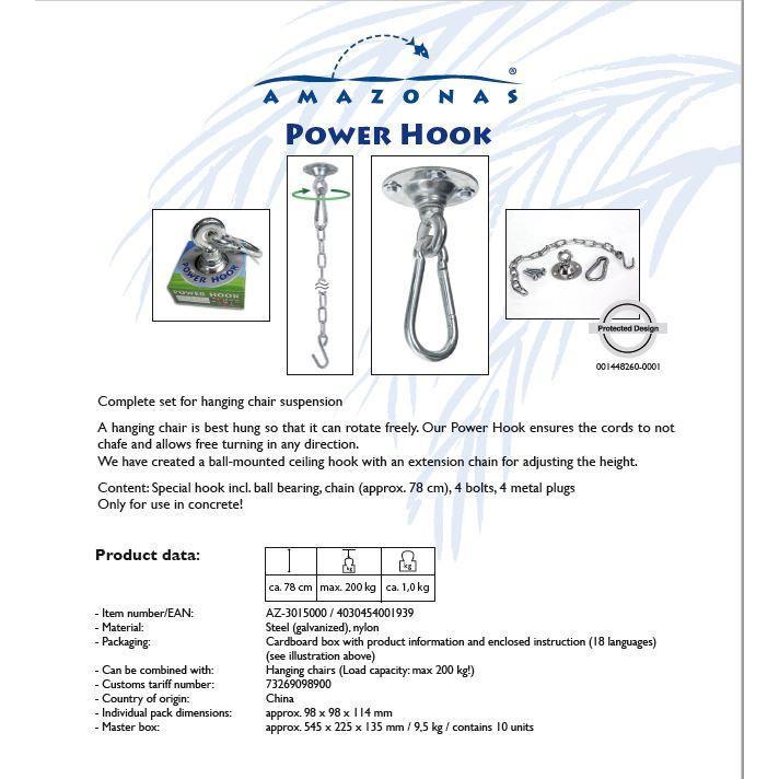 Amazonas Power Hook Ceiling Fixing