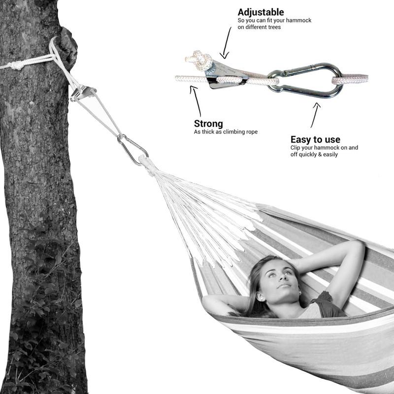 Amazonas Smart Rope Hammock Fixing - White