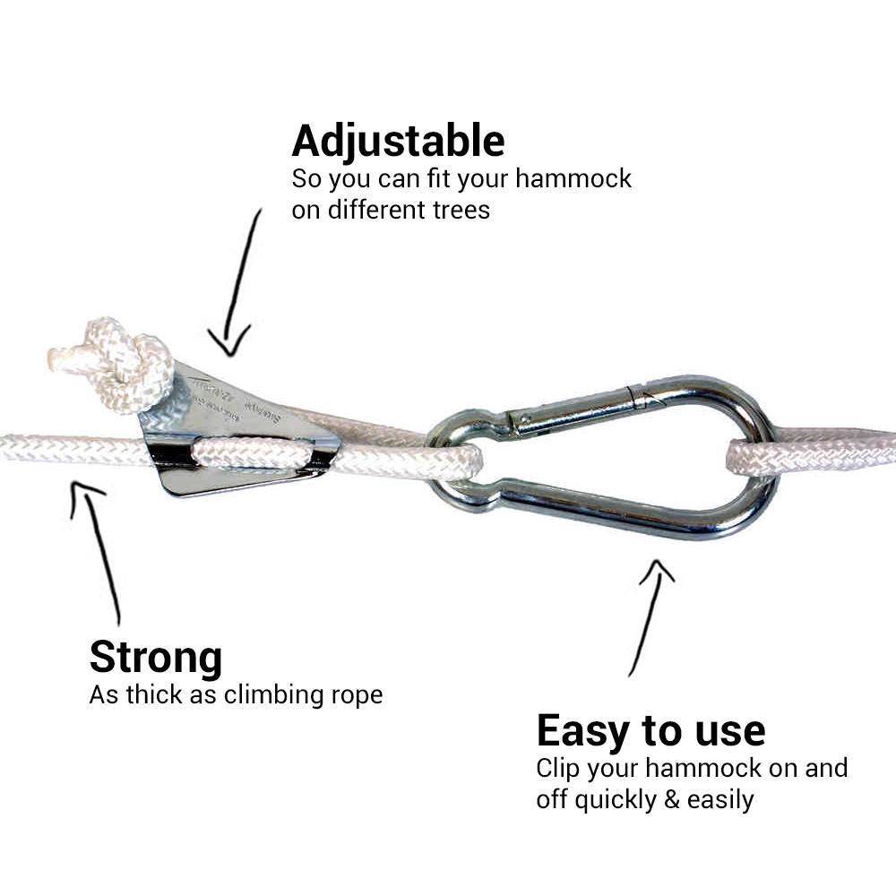 Amazonas Smart Rope Hammock Fixing - White