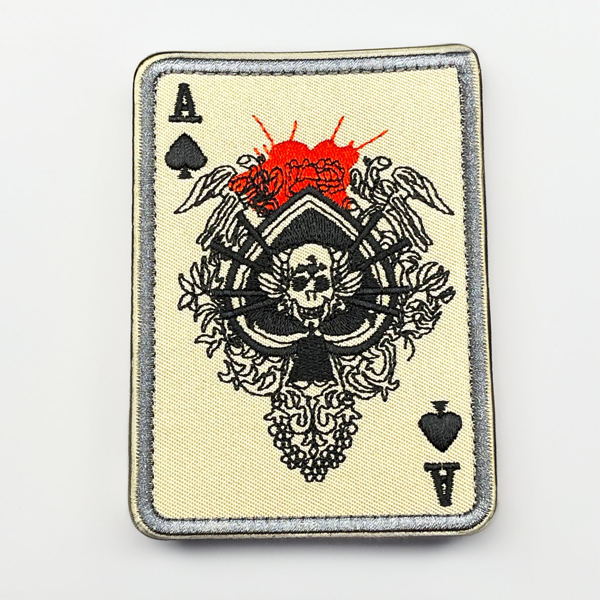 Death Card Morale Patch, Fabric, Hook & Loop | Task Outdoor