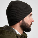 Jack Pyke Acrylic Bob Hat in olive green from the side on white background