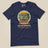Adventure Before Dementia Campervan T-Shirt in Navy, laid flat, front view