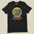 Adventure Before Dementia Campervan T-Shirt in Vintage Black, laid flat, front view