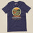 Adventure Before Dementia Camping T-Shirt in Heather Midnight Navy, laid flat, front view