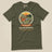 Adventure Before Dementia Camping T-Shirt in Military Green, laid flat, front view