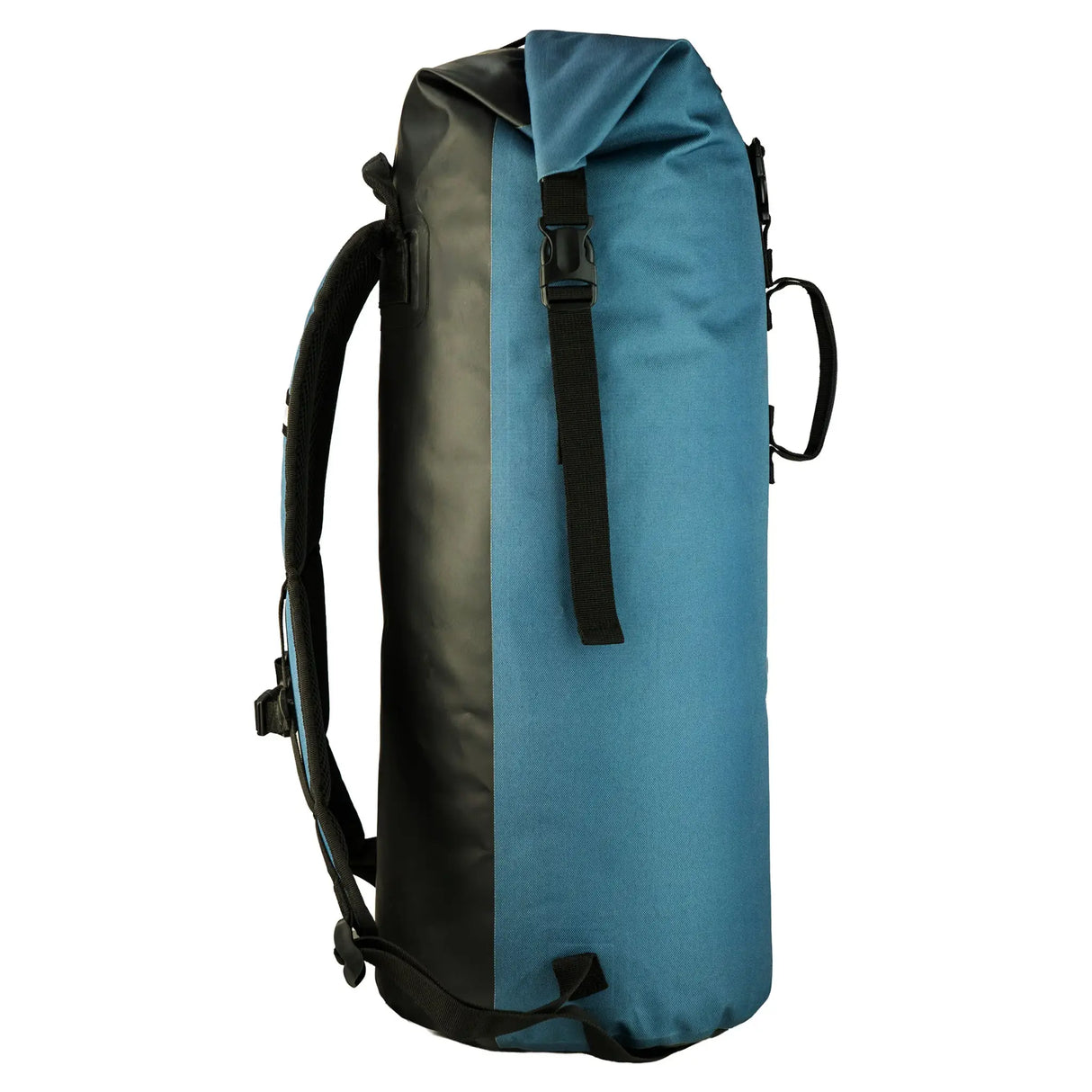 Highlander Affric Waterproof Rucksack 35L in blue from the rear side