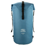 Highlander Affric Waterproof backpack 45L in blue from the front on white background