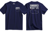 Armoured Recce Doing It In Front of Everyone Double Print T-Shirt - Navy Blue