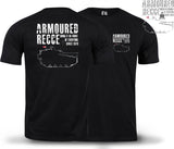 Armoured Recce Doing It In Front of Everyone Double Print T-Shirt - Black