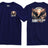 Army Air Corps Formidable Force Double Print T-Shirt - Navy Blue