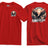 Army Air Corps Formidable Force Double Print T-Shirt - Red
