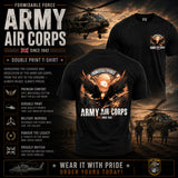 Army Air Corps Formidable Force Double Print T-Shirt - Design