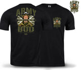 Army Bod - Built on Discipline Double Print T-Shirt - Black