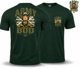 Army Bod - Built on Discipline Double Print T-Shirt - Forest Green