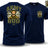 Army Bod - Built on Discipline Double Print T-Shirt - Navy Blue