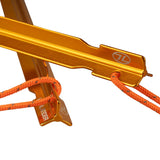 Highlander Arrow Aluminium Tent Pegs - 18cm/7" - Close up of top with cord