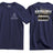 Royal Artillery Boom Double Print T-Shirt - Navy Blue