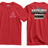 Royal Artillery Boom Double Print T-Shirt - Red