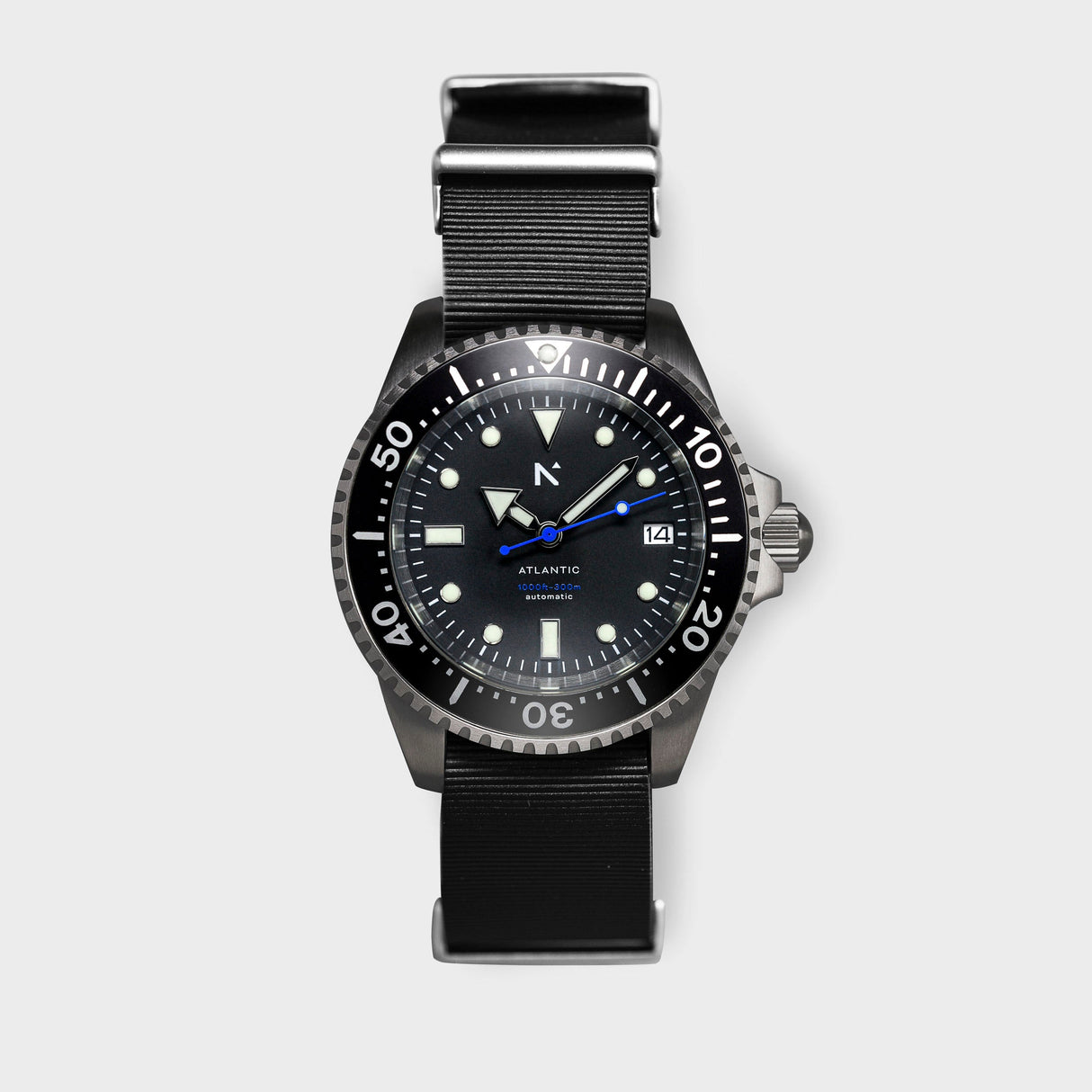 Rotate North Atlantic Dive Watch (40mm) - Seal Black NATO Strap