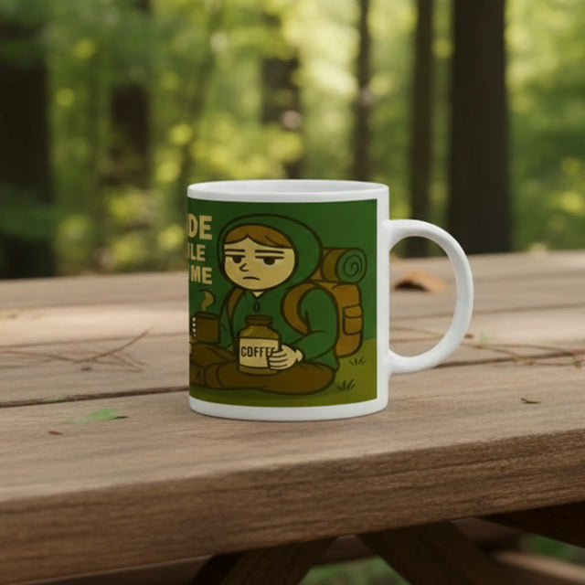 I Go Outside to Avoid People Ceramic Mug 11oz - for Her
