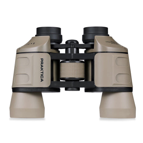 Praktica Falcon 8x40mm Wide Angle Porro Prism Field Binoculars in Sand from above