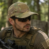 Mil-Com Tactical Baseball Cap in Milcam for airsoft in the outdoors