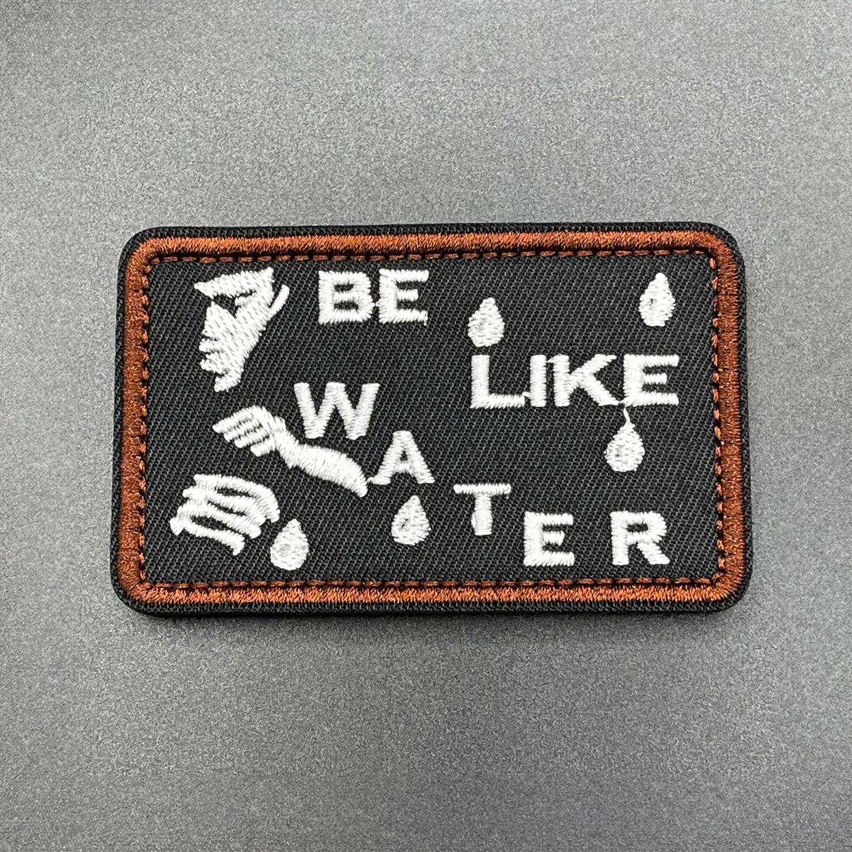 Be Like Water Patch, Hook & Loop, 8cm | Task Outdoor