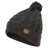 Highlander Beira Lined Bobble Hat Charcoal Marl | Task Outdoor