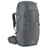 Highlander Ben Nevis Rucksack 65L in grey - from the front left on white background