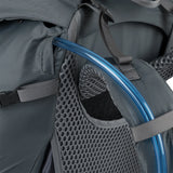 Highlander Ben Nevis Rucksack 65L in grey - close up of hydration