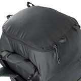 Highlander Ben Nevis Rucksack 65L in grey - close up of external lid pocket