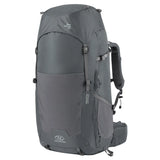 Highlander Ben Nevis Rucksack 65L in grey - from the front left on white background
