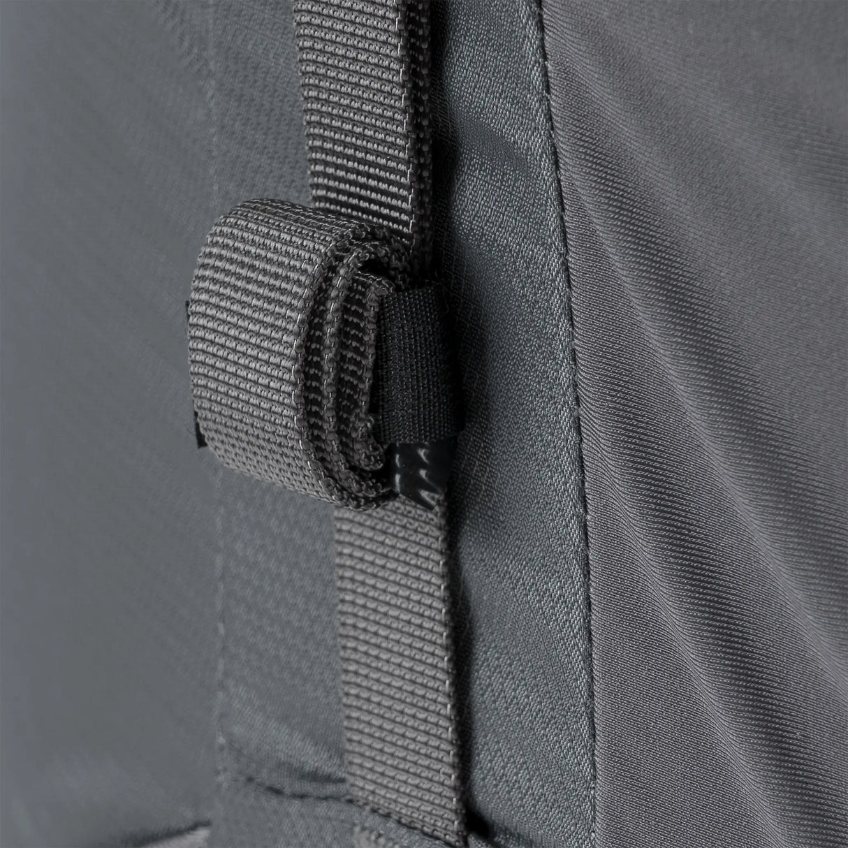 Highlander Ben Nevis Rucksack 65L in grey - close up of webbing strap