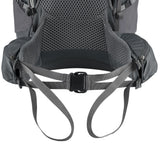 Highlander Ben Nevis Rucksack 65L in grey - close up of dual waist straps