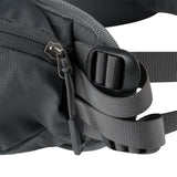 Highlander Ben Nevis Rucksack 65L in grey - close up of strap stow pocket