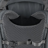 Highlander Ben Nevis Rucksack 65L in grey - close up of back