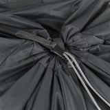 Highlander Ben Nevis Rucksack 65L in grey - close up of drawcord