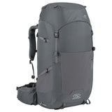 Highlander Ben Nevis Rucksack 52L in grey from the front left on white background