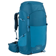 Highlander Ben Nevis Men's Rucksack 52L in Petrol Blue - front left view on white background