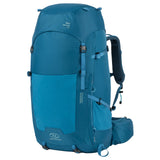 Highlander Ben Nevis Rucksack 52L in petrol blue from the front right on white background